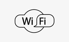 告知无线密码不动口，扫描二维码来连接