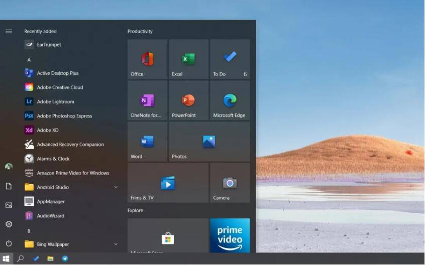 开启 Win10 2004 新开始菜单方法 第1张-SoftGoing