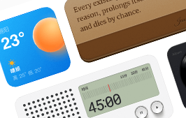 给你的笔记添加个性化组件「组件世界」支持 Obsidian / Notion / 为知笔记……
