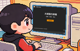 火绒「强力卸载」彻底卸载顽固流氓软件、删除各种残留文件