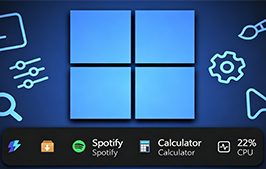 教你开启 Win11 “隐藏” 的桌面「Dock」快捷栏